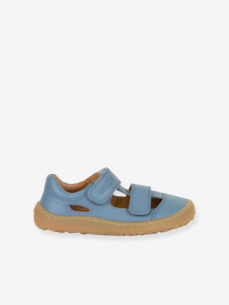 Sandales à brides pieds nus pour enfants BAREFOOT SANDAL froddo bleu ciel+caramel+corail+marine - vertbaudet enfant 