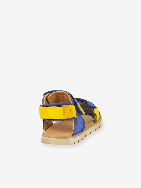 Pair of KE FLASH Hook-&-Loop Sandals for Boys, FRODDO aqua+black+blue+electric blue+fuchsia+multicoloured+navy blue+rosy - vertbaudet enfant 
