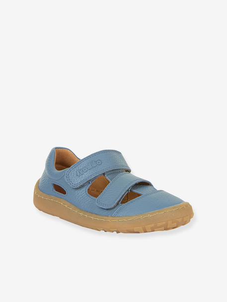 Sandales à brides pieds nus pour enfants BAREFOOT SANDAL froddo bleu ciel+caramel+corail+marine - vertbaudet enfant 