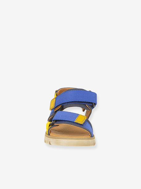 Pair of KE FLASH Hook-&-Loop Sandals for Boys, FRODDO aqua+black+blue+electric blue+fuchsia+multicoloured+navy blue+rosy - vertbaudet enfant 