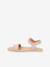 BAREFOOT FLEXY LIA Sandals for Girls, FRODDO gold+navy blue+rose - vertbaudet enfant 