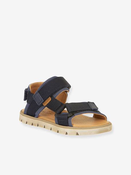 Pair of KE FLASH Hook-&-Loop Sandals for Boys, FRODDO aqua+black+blue+electric blue+fuchsia+multicoloured+navy blue+rosy - vertbaudet enfant 
