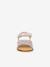 LORE SPARKLE Leather Sandals for Girls, FRODDO rose - vertbaudet enfant 