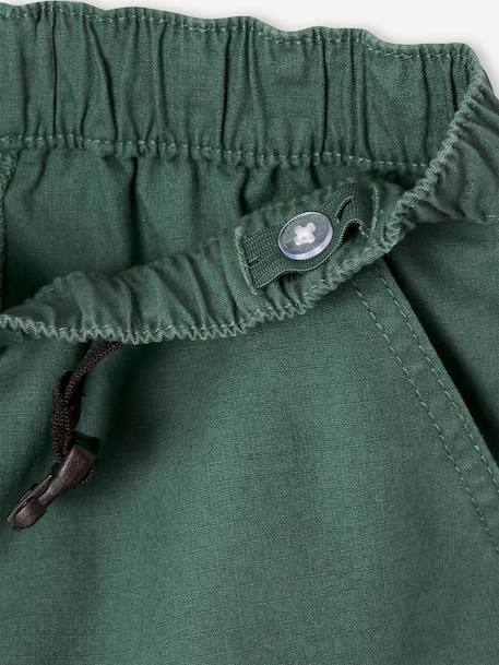 Bermuda shorts style for boys fir green - vertbaudet enfant 