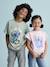 Short Sleeve T-Shirt with Knot, 'Good day' Disney® Stitch soft lilac - vertbaudet enfant 