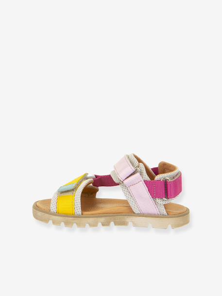 Pair of KE FLASH Hook-&-Loop Sandals for Boys, FRODDO aqua+black+blue+electric blue+fuchsia+multicoloured+navy blue+rosy - vertbaudet enfant 
