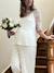 Top en crêpe collection mariage écru - vertbaudet enfant 
