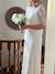 Robe de mariée en crêpe grossesse ou femme collection mariage écru - vertbaudet enfant 