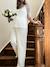 Wide-Leg Crepe Trousers by ENVIE DE FRAISE, Wedding Capsule Collection ecru - vertbaudet enfant 