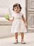 Occasion Wear Dress with Bow at the Back, for Babies white - vertbaudet enfant 