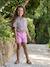 Crop Top for Girls coral+ecru+sage green - vertbaudet enfant 
