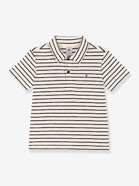 Garçon-T-shirt, polo, sous-pull-Polo-Polo rayé manches courtes garçon