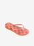 Flip-Flops, Kids' Slim Glitter Trendy HAVAIANAS rose - vertbaudet enfant 