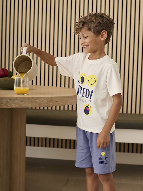 Smiley World® Pyjamas chambray blue - vertbaudet enfant 