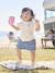 Denim Shorts with Embroidered Daisies, for Babies double stone+stone - vertbaudet enfant 