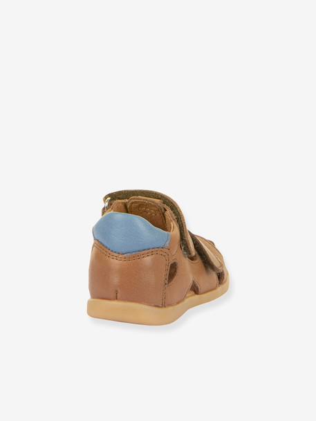 DALLAS Closed Sandals for Girls, FRODDO beige+brown+navy blue - vertbaudet enfant 