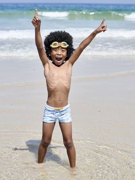 'Surf' Swim Shorts for Boys sky blue - vertbaudet enfant 