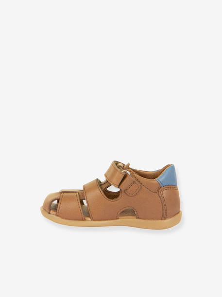 DALLAS Closed Sandals for Girls, FRODDO beige+brown+navy blue - vertbaudet enfant 
