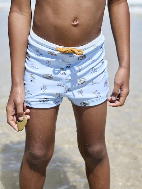 'Surf' Swim Shorts for Boys sky blue - vertbaudet enfant 