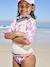 Swim Set: UV-Protection T-Shirt & Briefs for Girls ecru - vertbaudet enfant 
