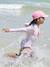 Long-Sleeved Swimsuit for Girls printed pink - vertbaudet enfant 