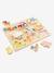 Puzzle à encastrer Ferme en bois FSC® multicolore - vertbaudet enfant 