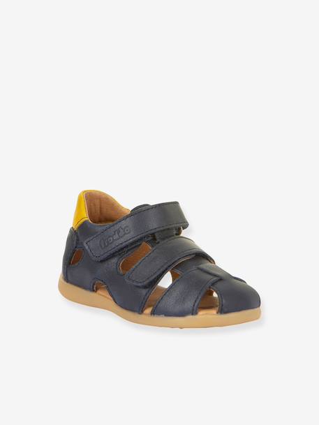 DALLAS Closed Sandals for Girls, FRODDO beige+brown+navy blue - vertbaudet enfant 