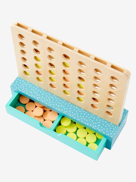4 In a Row! Wooden Game - Wood FSC®100% Certified Multi - vertbaudet enfant 