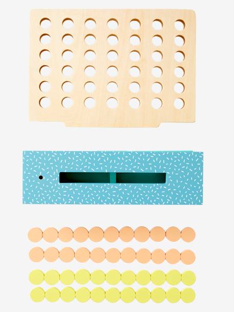 4 In a Row! Wooden Game - Wood FSC®100% Certified Multi - vertbaudet enfant 
