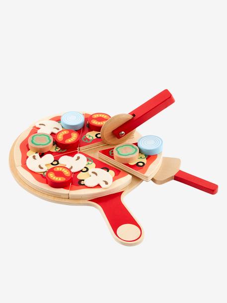 Wooden Pizza Set NO COLOR - vertbaudet enfant 