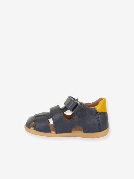 DALLAS Closed Sandals for Girls, FRODDO beige+brown+navy blue - vertbaudet enfant 