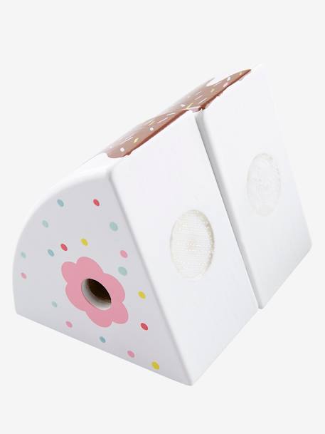 Gâteau d'anniversaire en bois FSC® multicolore - vertbaudet enfant 