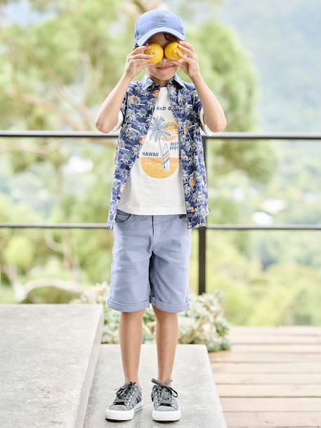 Shirt for Boys navy blue - vertbaudet enfant 