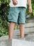Bermuda shorts style for boys fir green - vertbaudet enfant 