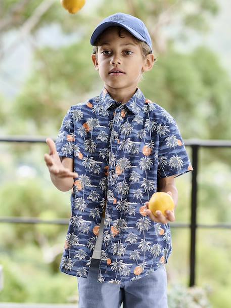 Shirt for Boys navy blue - vertbaudet enfant 