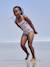 One-Piece Swimsuit, Ties at the Neck, for Girls ecru - vertbaudet enfant 