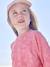 Fleece Sweatshirt & Floral Shorts Set for Girls sweet pink - vertbaudet enfant 