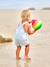 Striped Playsuit for Babies striped blue - vertbaudet enfant 