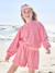 Fleece Sweatshirt & Floral Shorts Set for Girls sweet pink - vertbaudet enfant 
