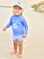 Baby Swim Set: UV-Protection T-Shirt & Shorts blue - vertbaudet enfant 