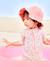 UV-Protection Swimsuit with Integrated Nappy, for Baby Girls coral - vertbaudet enfant 