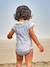 One-Piece Swimsuit, Fastens at Back, for Baby Girls sage green - vertbaudet enfant 