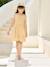 Cotton Gauze Strappy Dress for Girls beige+coral+emerald green+sandy beige - vertbaudet enfant 