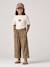Short-sleeved printed T-shirt for girls anthracite+beige+pale yellow+sandy beige+vanilla - vertbaudet enfant 