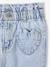 Jean fille paperbag poches coeur bleu clair+bleu moyen+denim brut+denim gris - vertbaudet enfant 