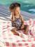 Striped Bath Towel with Recycled Cotton, Transat striped blue+striped pink+striped yellow - vertbaudet enfant 