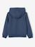 Sweat garçon zippé à capuche sport anthracite+BLEU FONCE UNI AVEC DECOR+vert sapin - vertbaudet enfant 
