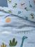 Duvet Cover Set + Pillowcase for Children, with Recycled Cotton, DINO FRIENDS crystal blue - vertbaudet enfant 