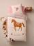 Duvet Cover + Pillowcase Set, with Recycled Cotton, ARIZONA DREAM printed white - vertbaudet enfant 