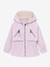 MATALGEA Mid-Season Waterproof Jacket with Fleece Lining, for Girls, MINI A TURE dusky pink+rosy+sage green+soft lilac - vertbaudet enfant 